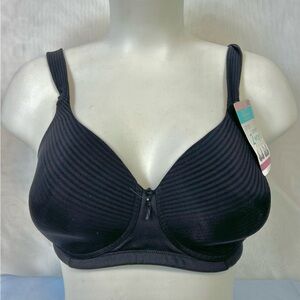 NWT Vanity Fair Radiant Black Wirefree Multiway Straps / 36D